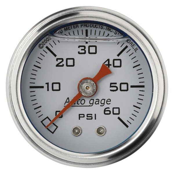 Auto Meter® - Auto Gage Series 1-1/2" Pressure Gauge, 0-60 PSI