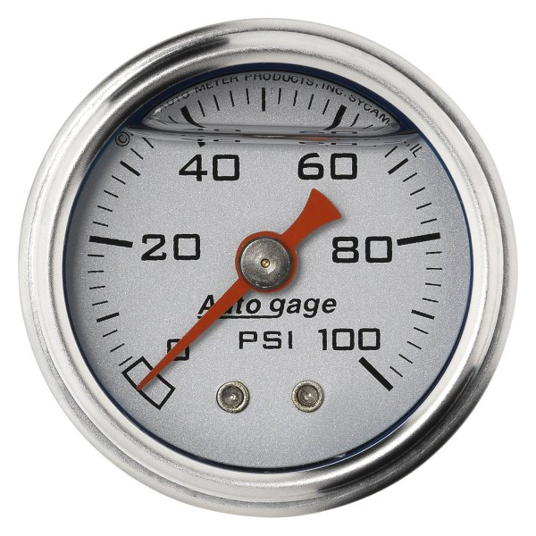 Auto Meter® - Auto Gage Series 1-1/2" Pressure Gauge, 0-100 PSI
