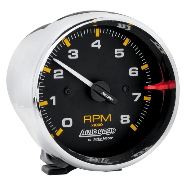 Auto Meter® - Auto Gage Series 3-3/4" Pedestal Tachometer Gauge, 0-8,000 RPM