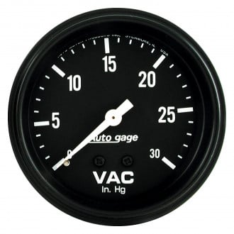 Auto Meter Cobalt 6106 Mechanical Boost Gauge - 2-1/16", 0-100 PSI, Blue LED, With Installation Kit