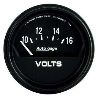 Auto Meter® - Auto Gage Series Voltmeter Gauges