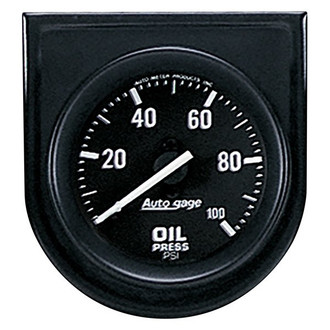 Auto Meter® - Auto Gage Series 2-1/16" Oil Pressure Gauge, 0-100 PSI