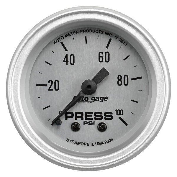 Auto Meter® - Auto Gage Series 2-1/16" Oil Pressure Gauge, 0-100 PSI