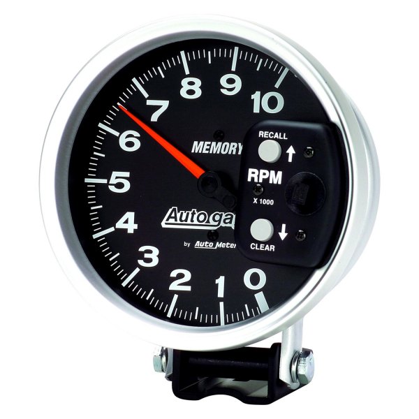 Auto Meter® - Auto Gage Series 5" Pedestal Tachometer Gauge, 0-10,000 RPM