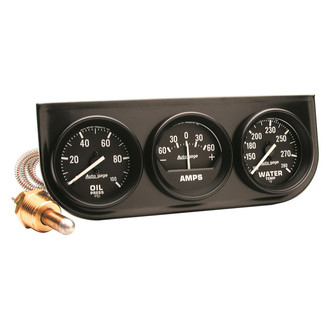 Auto Meter® - Auto Gage Series 2-1/16" Gauge Console Kit