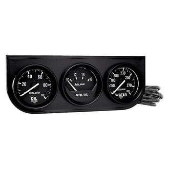Auto Meter® - Auto Gage Series 2-1/16" Gauge Console Kit