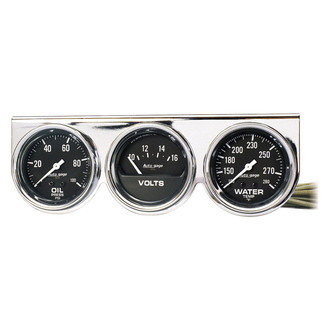 Auto Meter® - Auto Gage Series 2-5/8" Gauge Console Kit