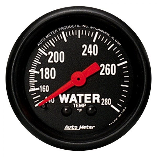 Auto Meter® - Z-Series 2-1/16" Water Temperature Gauge, 140-280 F