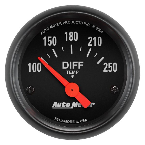 Auto Meter® - Z-Series 2-1/16" Differential Temperature Gauge, 100-250 F