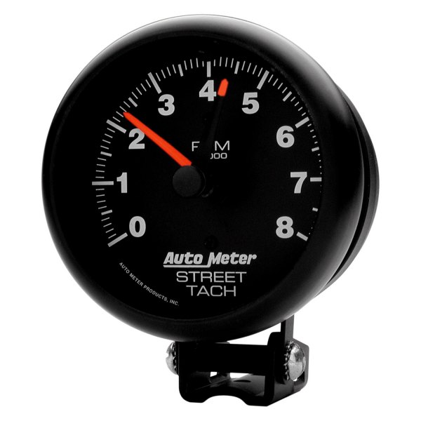 Auto Meter® - Z-Series 3-3/4" Pedestal Tachometer Gauge, 0-8,000 RPM