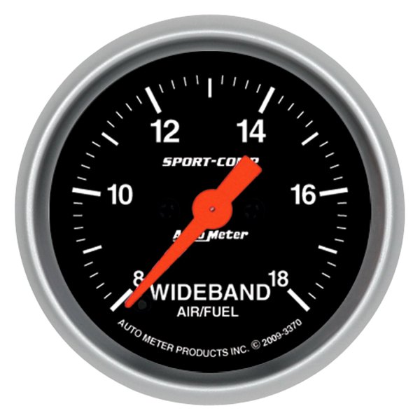 Auto Meter® - Sport-Comp Series 2-1/16" Wideband Air/Fuel Ratio Gauge, 8:1-18:1 AFR