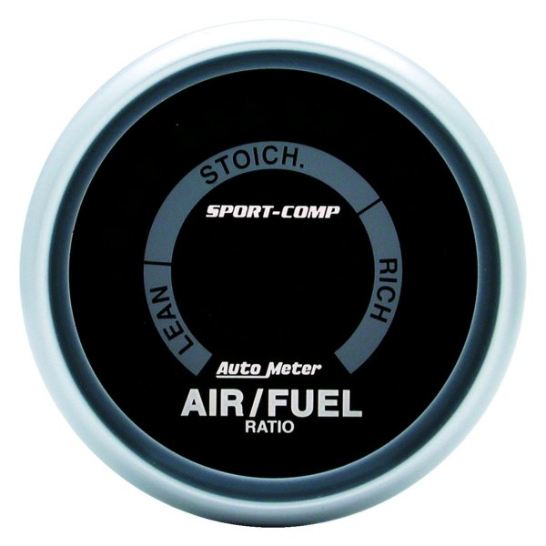 Auto Meter® - Sport-Comp Series 2-1/16" Narrowband Air/Fuel Ratio Gauge, Lean-Rich