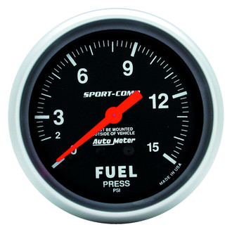 Auto Meter® - Sport-Comp Series Fuel Pressure Gauges