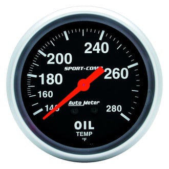 Auto Meter® - Sport-Comp Series Oil Temperature Gauges