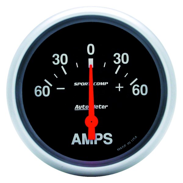 Auto Meter® - Sport-Comp Series 2-5/8" Ammeter Gauge, 60A