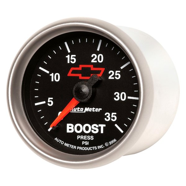 Auto Meter® - GM Black Series 2-1/16" Boost Gauge, 0-35 PSI