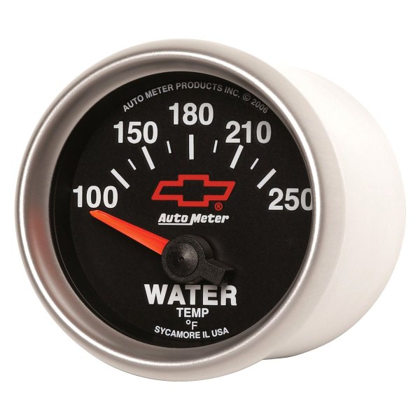 Auto Meter® - GM Black Series 2-1/16" Water Temperature Gauge, 100-250 F