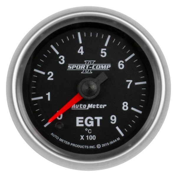 Auto Meter® - Sport-Comp II Series 2-1/16" EGT Pyrometer Gauge, 0-900 C
