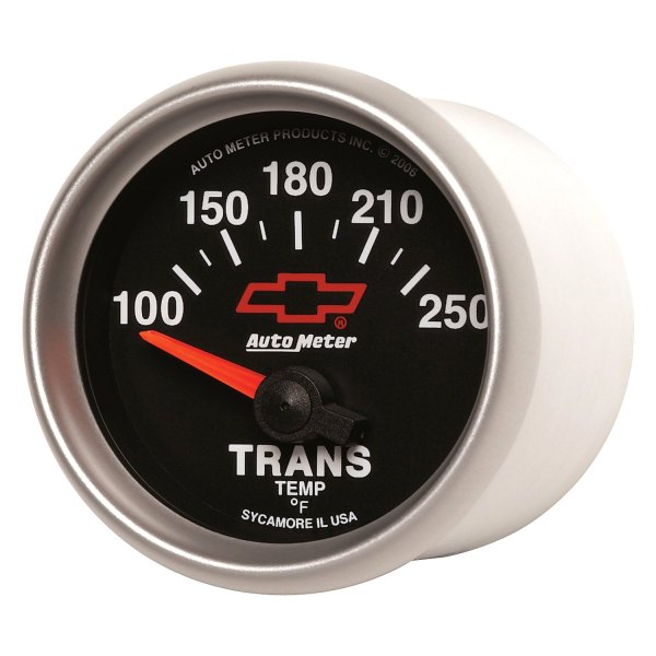 Auto Meter® - GM Black Series 2-1/16" Transmission Temperature Gauge, 100-250 F