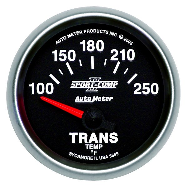 Auto Meter® - Sport-Comp II Series 2-1/16" Transmission Temperature Gauge, 100-250 F