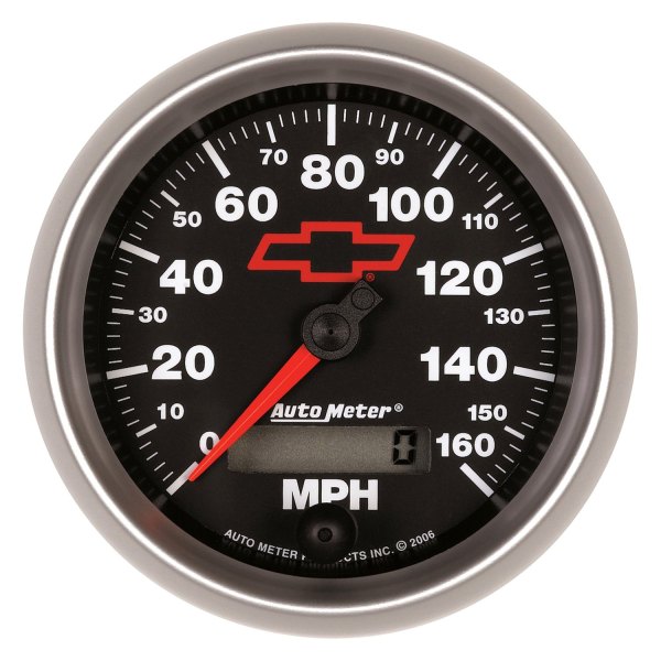 Auto Meter® - GM Black Series 3-3/8" Speedometer Gauge, 0-160 MPH
