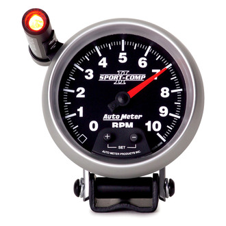 Auto Meter® - Sport-Comp II Series Pedestal Tachometer Gauges with Shift Lights