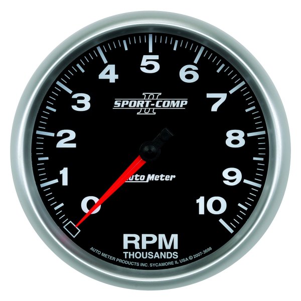 Auto Meter® - Sport-Comp II Series 5" In-Dash Tachometer Gauge, 0-10,000 RPM