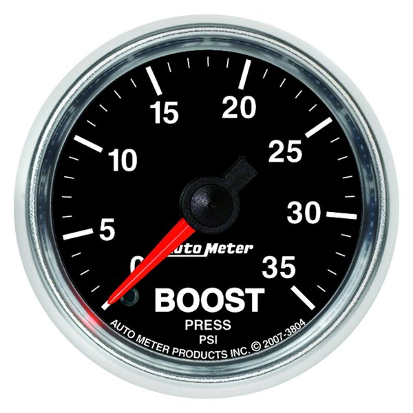 Auto Meter® - GS Series 2-1/16" Boost Gauge, 0-35 PSI