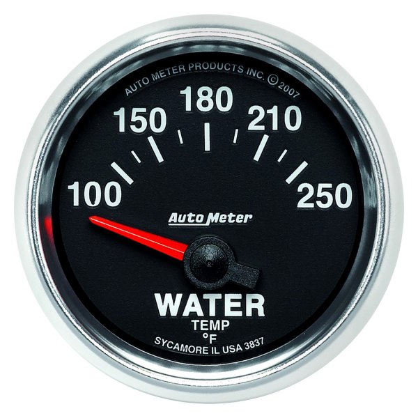 Auto Meter® - GS Series 2-1/16" Water Temperature Gauge, 100-250 F