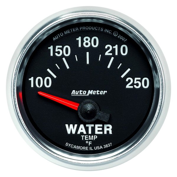 Auto Meter® - GS Series 2-1/16" Water Temperature Gauge, 100-250 F