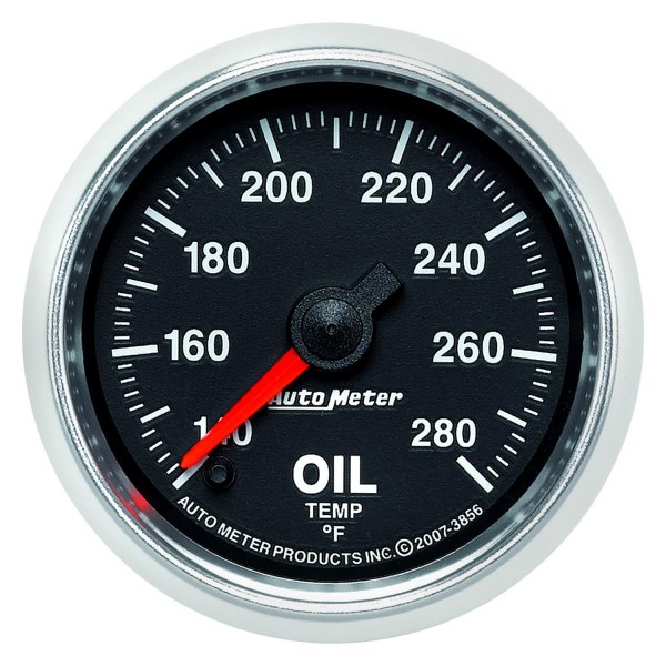 Auto Meter® - GS Series 2-1/16" Oil Temperature Gauge, 140-280 F