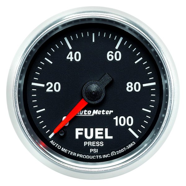 Auto Meter® - GS Series 2-1/16" Fuel Pressure Gauge, 0-100 PSI