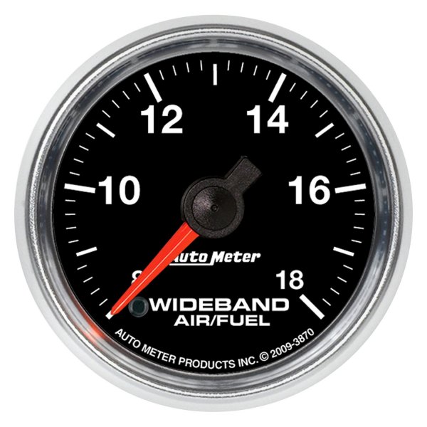 Auto Meter® - GS Series 2-1/16" Wideband Air/Fuel Ratio Gauge, 8:1-18:1 AFR