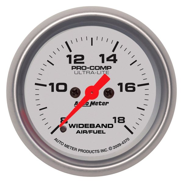 Auto Meter® - Ultra-Lite Series 2-1/16" Wideband Air/Fuel Ratio Gauge, 8:1-18:1 AFR