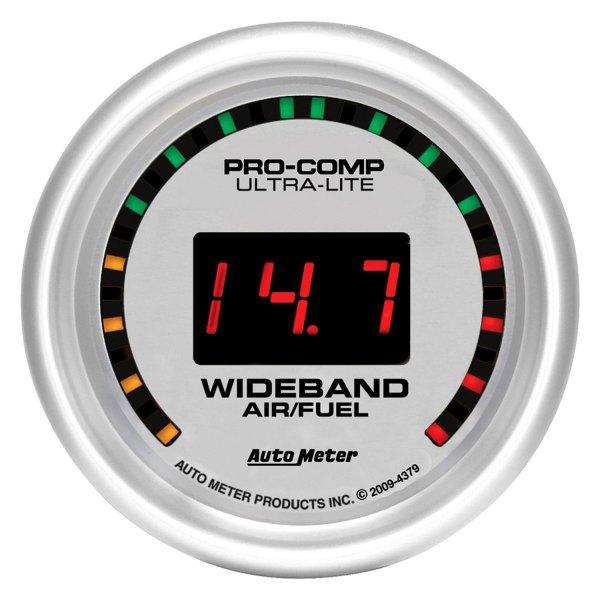 Auto Meter® - Ultra-Lite Digital Series 2-1/16" Wideband Air/Fuel Ratio Gauge, 10:1-17:1 AFR