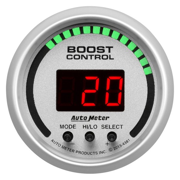 Auto Meter® - Ultra-Lite Digital Series 2-1/16" Boost Controller Gauge, 30 In Hg/30 PSI