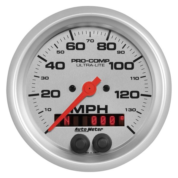Auto Meter® - Ultra-Lite Series 3-3/8" GPS Speedometer Gauge, 0-225 KM/H