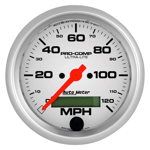 Auto Meter® - Ultra-Lite Series 3-3/8" Speedometer Gauge, 0-120 MPH