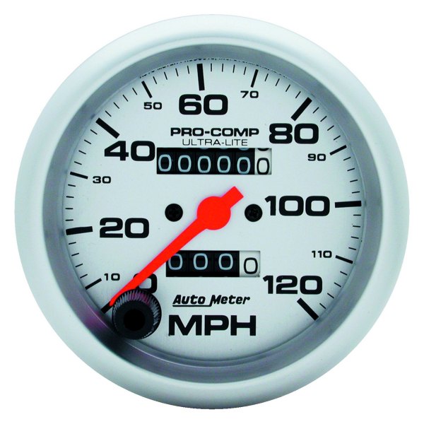 Auto Meter® - Ultra-Lite Series 3-3/8" Speedometer Gauge, 0-120 MPH