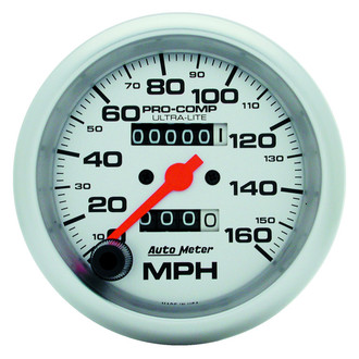 Auto Meter® - Ultra-Lite Series 3-3/8" Speedometer Gauge, 0-160 MPH
