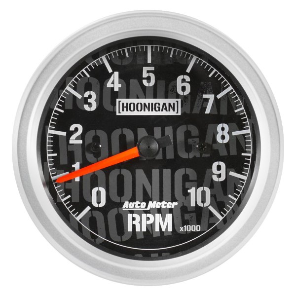 Auto Meter® - Hoonigan Series 3-3/8" In-Dash Tachometer Gauge, 0-10,000 RPM