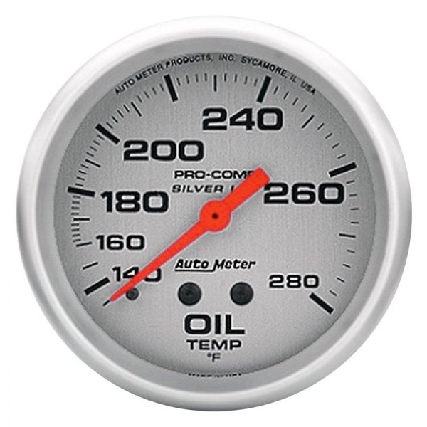 Auto Meter® - Ultra-Lite Series 2-5/8" Oil Temperature Gauge, 140-280 F