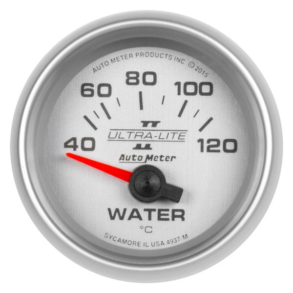 Auto Meter® - Ultra-Lite II Series 2-1/16" Water Temperature Gauge, 40-120 C