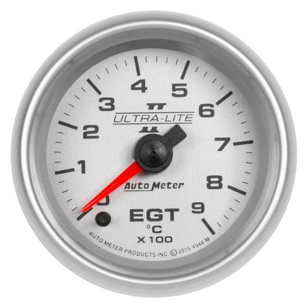 Auto Meter® - Ultra-Lite II Series 2-1/16" EGT Pyrometer Gauge, 0-900 C