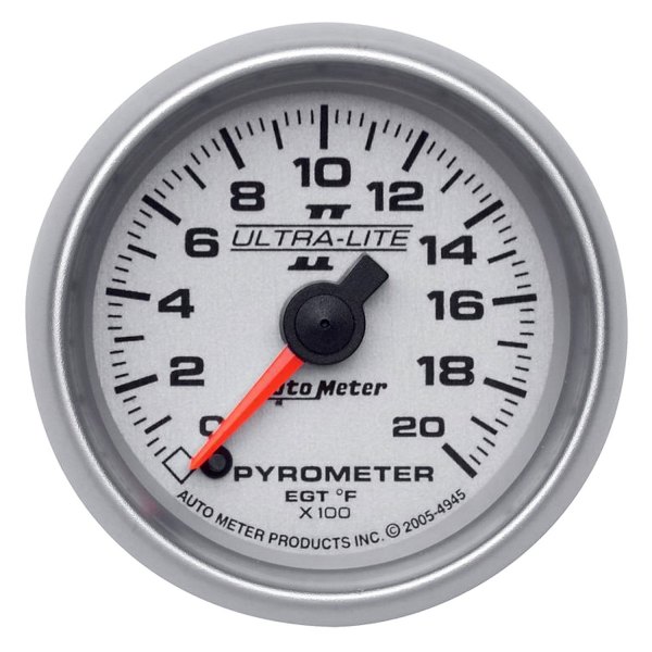 Auto Meter® - Ultra-Lite II Series 2-1/16" EGT Pyrometer Gauge, 0-2000 F