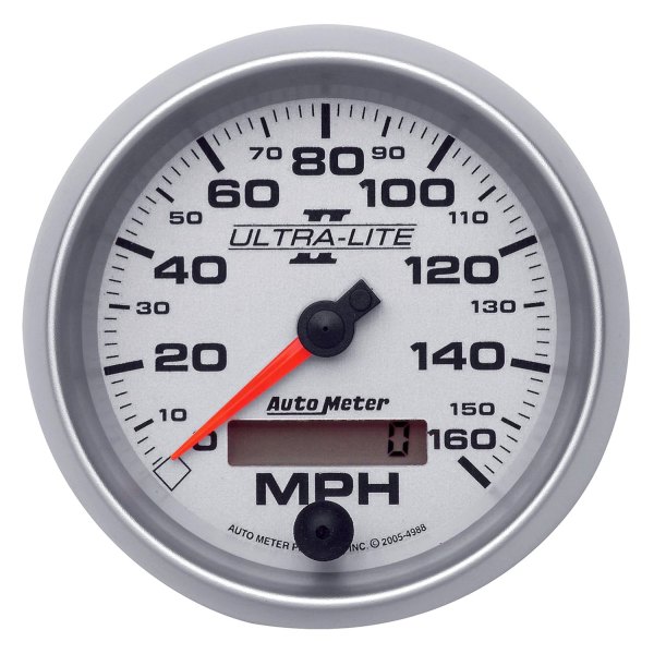 Auto Meter® - Ultra-Lite II Series 3-3/8" Speedometer Gauge, 0-160 MPH