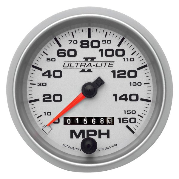 Auto Meter® - Ultra-Lite II Series 3-3/8" Speedometer Gauge, 0-160 MPH