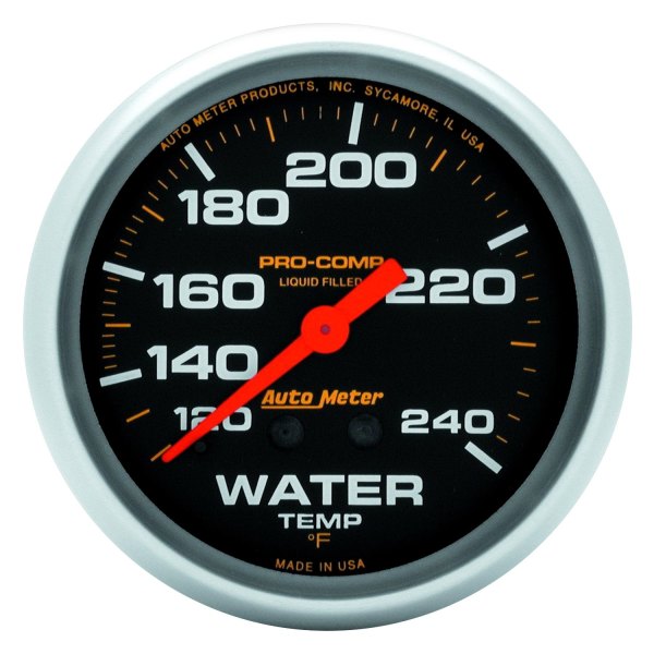 Auto Meter® - Pro-Comp Series 2-5/8" Water Temperature Gauge, 120-240 F