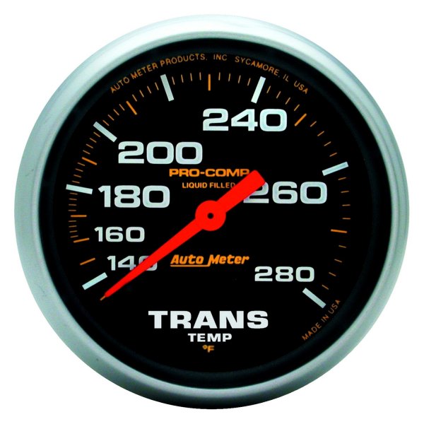 Auto Meter® - Pro-Comp Series 2-5/8" Transmission Temperature Gauge, 140-280 F