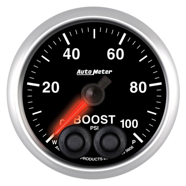 Auto Meter® - Elite Series 2-1/16" Boost Gauge, 0-100 PSI